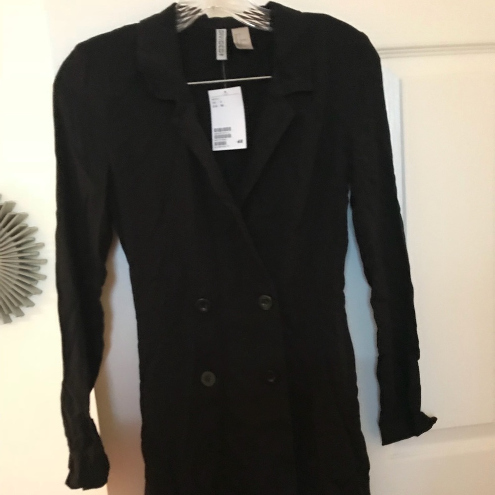 H&M Black Jacket Dress